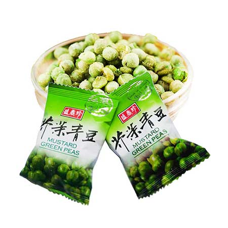 青豆产品的包装展示图